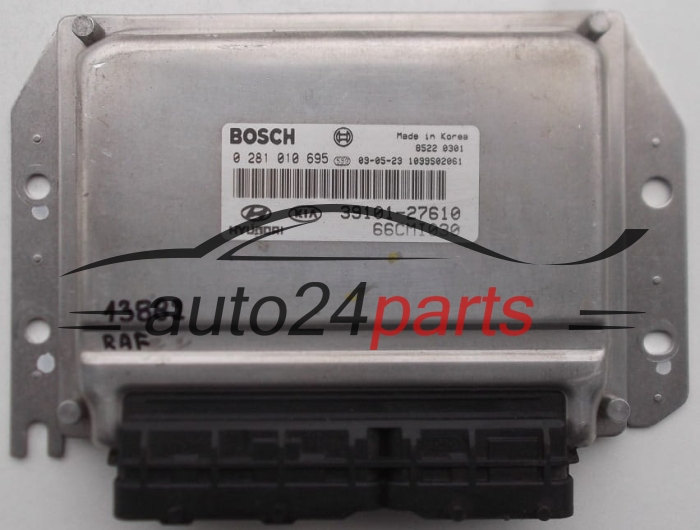 KOMPUTER STEROWNIK SILNIKA HYUNDAI MATRIX 1.5 CRDI BOSCH 0 281 010 695, 0281010695, 39101-27610, 3910127610
