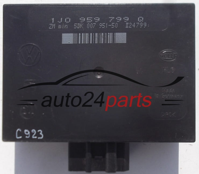 CENTRALKA MODUL STEROWNIK KOMFORTU VW SEAT SKODA HELLA 5DK 007 951-50