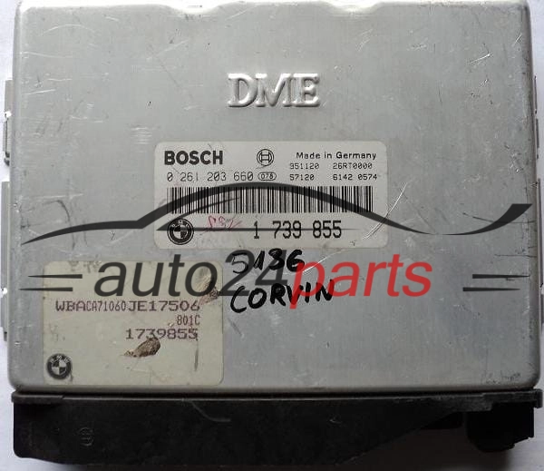 KOMPUTER STEROWNIK SILNIKA BMW E36 316 BOSCH 0261203660, 0 261 203 660, 1739855, 1 739 855