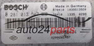 ECU CENTRALITA DE MOTOR RENAULT SCENIC 2.0 DCI BOSCH 0 281 013 507,  8200688494, 8200688457