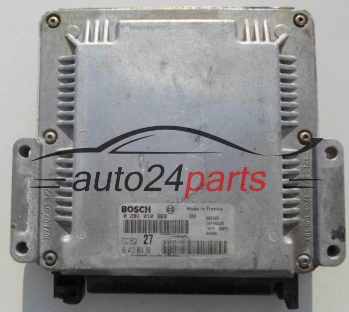 MOTORSTEUERGERÄT ECU STEUERGERÄT  CITROEN 2.0 HDI BOSCH 0 281 010 369,  96 413 064 80