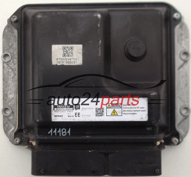 KOMPUTER STEROWNIK SILNIKA OPEL ASTRA III 1.7 CDTI, DENSO 98025829