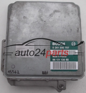 KOMPUTER STEROWNIK SILNIKA PEUGEOT CITROEN BOSCH 0 261 200 707, 0261200707, 96 131 138 80, 9613113880