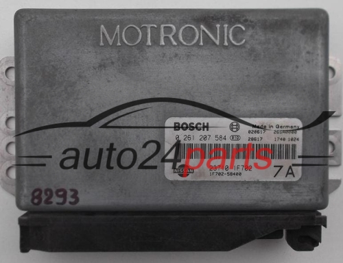 KOMPUTER STEROWNIK SILNIKA NISSAN MICRA 1.4 BOSCH 0261207584, 0 261 207 584, 23710 1F702, 237101F702, 1F702-58400, 1F70258400 7A - 