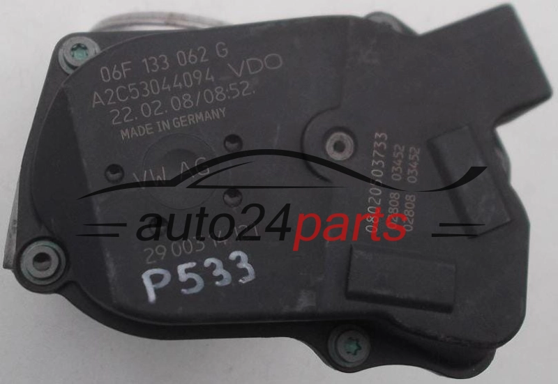 Boitier de papillon Audi Volkswagen Seat 2.0 06F133062G A2C53044094