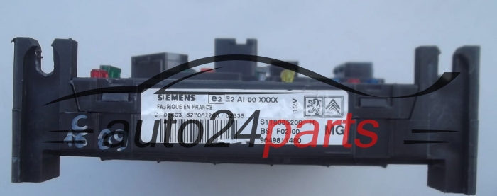 CENTRALKA MODUL STEROWNIK KOMFORTU BSI CITROEN 1.4 HDI SIEMENS S118085200 H, S118085200H, 9649811480 