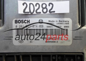 KOMPUTER STEROWNIK SILNIKA RENAULT MEGANE SCENIC 2.0 DCI BOSCH 0 281 011 814, 0281011814, 8200462452 