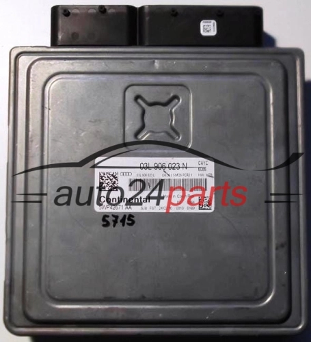 KOMPUTER STEROWNIK SILNIKA AUDI A3 1.6 TDI 03L906023N, 03L 906 023 N, 03L906023L, 03L 906 023 L, DIESEL SIMOS PCR2.1 CAYC 6086, CONTINENTAL 5WP42671 AA, 5WP42671AA -  