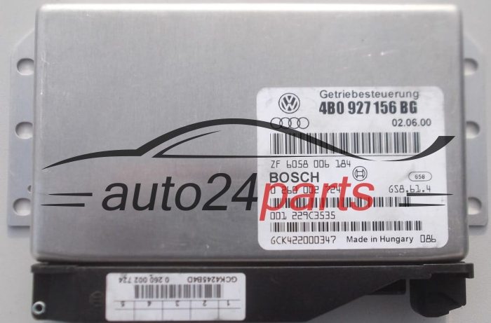 GETRIEBESTEUERGERÄT GETRIBESTEUERUNG AUDI A6 C5 BOSCH 0 260 002 724,  4B0 927 156 BG
