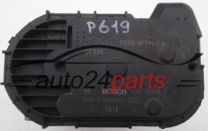 PRZEPUSTNICA POWIETRZA FORD FIESTA FOCUS MONDEO BOSCH 0 280 750 535, 0280750535, FoMoCo 7S7G-9F991-CA, 7S7G9F991CA