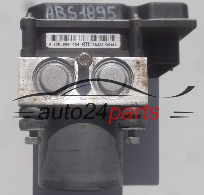 POMPE HYDRAULIQUE ET CALCULATEUR d'ABS  CITROEN C4 BOSCH  0 265 950 464