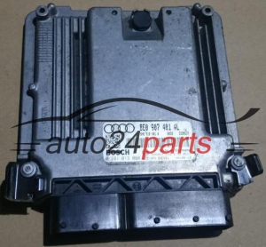 MOTORSTEUERGERÄT ECU STEUERGERÄT VOLKSWAGEN AUDI 3.0 TDI BOSCH 0 281 013 080, 0281013080, 8E0 907 401 AL, 8E0907401AL, 8H0910401A 
