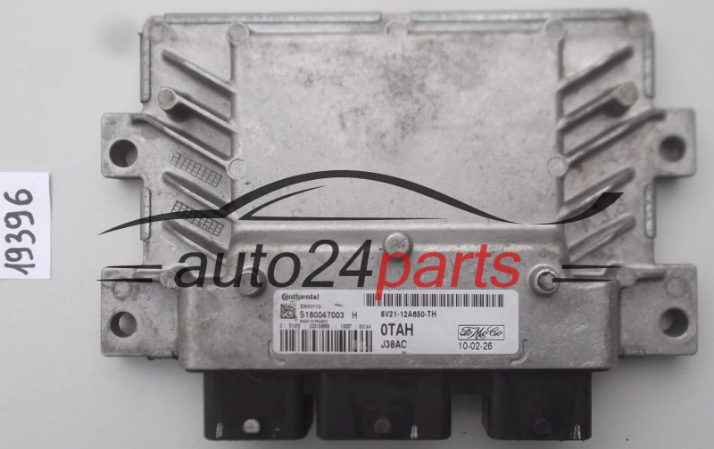 KOMPUTER STEROWNIK SILNIKA FORD FIESTA 1.4 TDCI CONTINENTAL S180047003 H, S180047003H, FoMoCo 8V21-12A650-TH, 8V2112A650TH, 0TAH