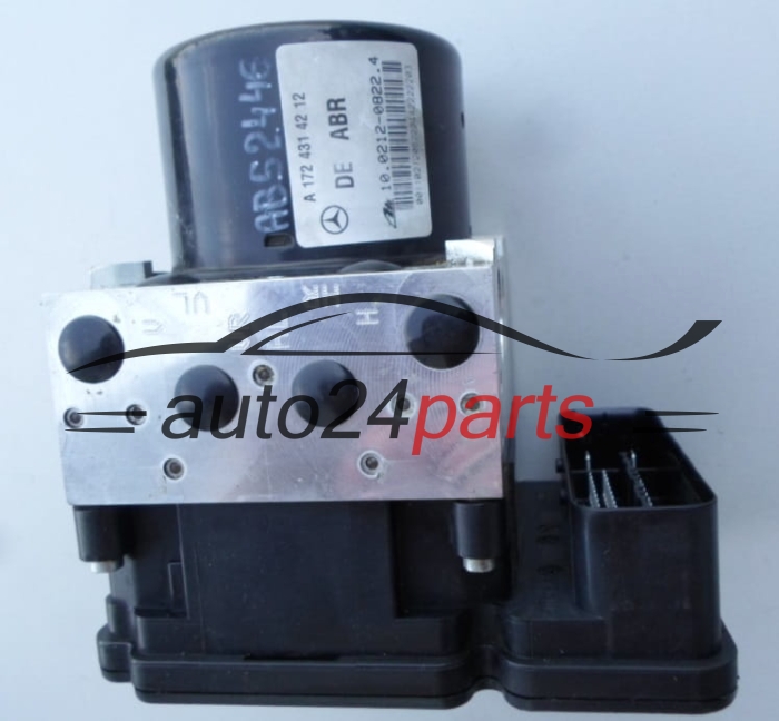 POMPE HYDRAULIQUE ET CALCULATEUR d'ABS MERCEDES W204 A 172 431 42 12, A1724314212, 10.0212-0822.4, 10021208224, A1729014000
