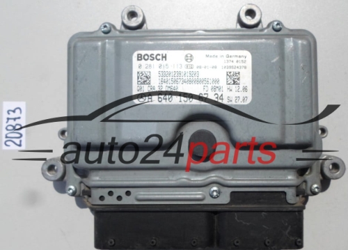 KOMPUTER STEROWNIK SILNIKA MERCEDES 180 CDI BOSCH 0 281 015 113, 0281015113, A 640 150 67 34, A6401506734, CRA.32 