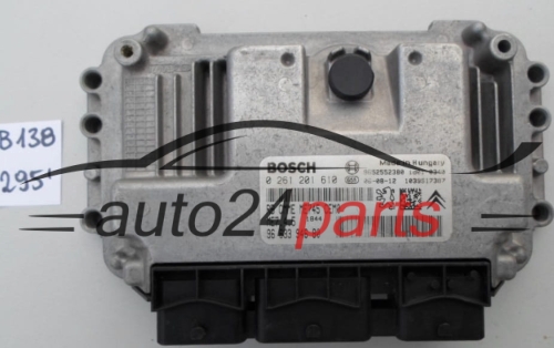 KOMPUTER STEROWNIK SILNIKA PEUGEOT 307 1.6 BOSCH 0 261 201 610, 0261201610, 96 633 946 80, 9663394680 
