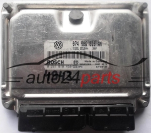 KOMPUTER STEROWNIK SILNIKA VW VOLKSWAGEN T4 2.5 TDI 074906018AM, 074 906 018 AM, BOSCH 0281010458, 0 281 010 458, DIESEL EDC15UM+ 3907 28SA5169 -  