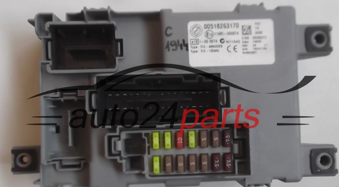 CENTRALKA MODUL STEROWNIK KOMFORTU FIAT GRANDE PUNTO DELPHI 28205372, 00518263170