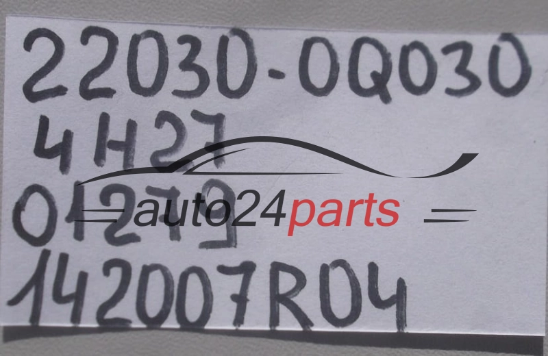 PRZEPUSTNICA POWIETRZA TOYOTA PEUGEOT 1.0 22030-0Q030, 220300Q030, 142007R04