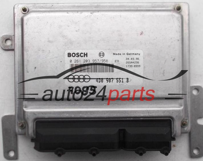 AUDI A4 A6 2.8 QUATTRO BOSCH 0 261 203 957/958, 0261203957/958, 4D0 907 551 B, 4D0907551B, 26SA4296