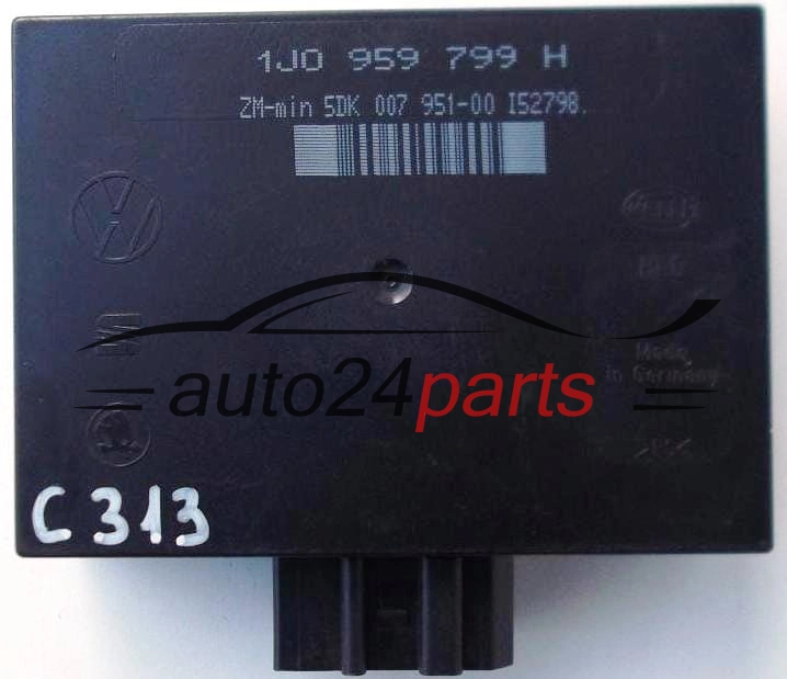 CENTRALKA MODUL STEROWNIK KOMFORTU VW SEAT SKODA HELLA  5DK00795100, 1J0 959 799 H