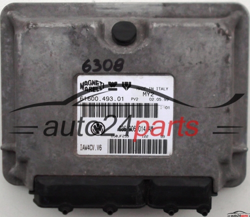 ECU CENTRALITA DE MOTOR VW VOLKSWAGEN LUPO 1.4 036906014AM, 036 906 014 AM, 61600.493.01 6160049301 IAW4CV.V6, IAW4CVV6