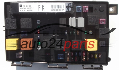 ELEKTRISCHER KASTEN SICHERUNGKASTEN SICHERUNG UND RELAIS STROMKASTEN RELAISKASTEN OPEL ASTRA ZAFIRA B 13191133 FK