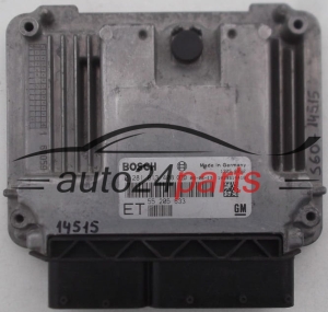 MOTORSTEUERGERÄT ECU STEUERGERAT OPEL CHEVROLET HOLDEN VAUXHALL VECTRA SIGNUM 1.9 CDTI Z19DT Z19DTL Z19DTH 55205633 ET, 55 205 633 ET, BOSCH 0281013408 , 0 281 013 408, 55205627, 55 205 627, 1232119, 12 32 119