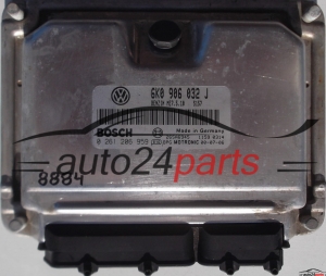 MOTORSTEUERGERÄT ECU STEUERGERAT SEAT IBIZA VW VOLKSWAGEN, BOSCH 0 261 206 959, 0261206959, 6K0 906 032 J, 6K0906032J 