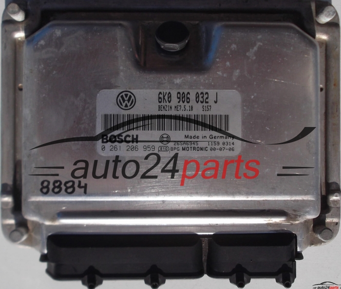 MOTORSTEUERGERÄT ECU STEUERGERAT SEAT IBIZA VW VOLKSWAGEN, BOSCH 0 261 206 959