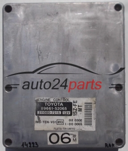 KOMPUTER STEROWNIK SILNIKA TOYOTA YARIS 1.0, 89661-52065, 8966152065, 211000-7215, 2110007215, 1SZ-FE MT - 14223