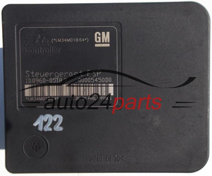 ABS POMPA I STEROWNIK  ASTRA H ZAFIRA B GM 13 157 578, 13157578, ATE 10.0206-0128.4, 10020601284, 10.0960-0518.3, 10096005183 