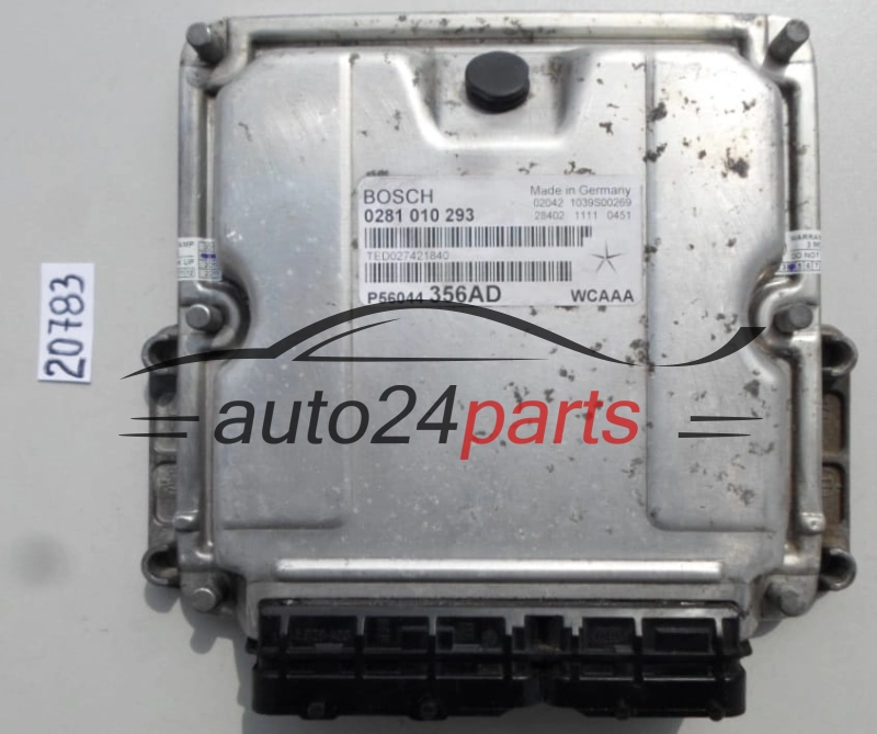 CENTRALITA DE MOTOR JEEP GRAND CHEROKEE 2.7 CRD BOSCH 0 281 010 293, 0281010293, P56044356AD