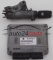 KOMPUTER STEROWNIK SILNIKA SKODA OCTAVIA 1.6 SIEMENS 5WP40156 04, 06A 906 033 BG, 06A906033BG 