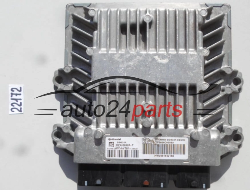 KOMPUTER STEROWNIK SILNIKA CITROEN 2.0 HDI 5WS40690B-T, 5WS40690BT, SW9666095880, HW9661642180, SID803A
