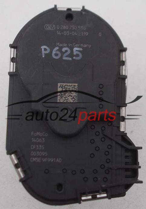 PRZEPUSTNICA POWIETRZA FORD FOCUS FUSION BOSCH 0 280 750 586, 0280750586, FoMoCo CM5E-9F991-AD, CM5E9F991AD