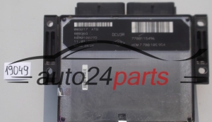 KOMPUTER STEROWNIK SILNIKA RENAULT KANGOO 1.9 D R04010029D, HOM 7 700 105 954, HOM7700105954, 7700105954, 7700115496 - 