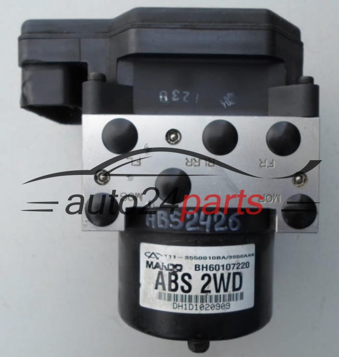 POMPE HYDRAULIQUE ET CALCULATEUR d'ABS CHERY TIGGO BH60107220, 5WY7238B 