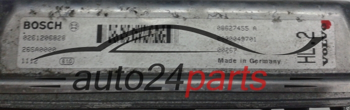  MOTORSTEUERGERÄT ECU STEUERGERÄT VOLVO S60 V70 S80 2.4 BOSCH 0261206828