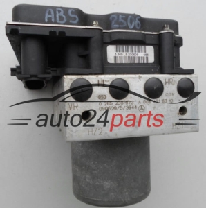 POMPE HYDRAULIQUE ET CALCULATEUR d'ABS MERCEDES BOSCH 0 265 230 373, 0265230373, A0064316312, 0265950986