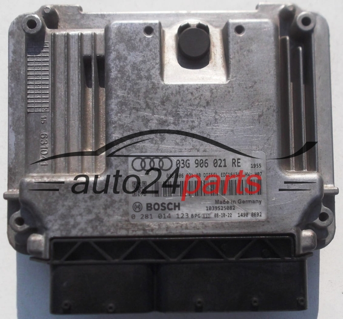 KOMPUTER STEROWNIK SILNIKA AUDI A3 1.9 TDI BOSCH 0281014123