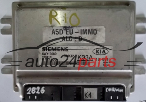 MOTORSTEUERGERÄT ECU STEUERGERÄT KIA RIO 1.5 A5D SIEMENS 5WY1308D SIMK42 K33A 18 881