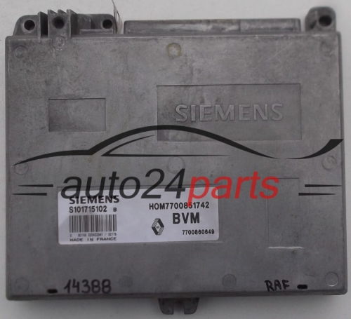 KOMPUTER STEROWNIK SILNIKA RENAULT SIEMENS S101715102 B