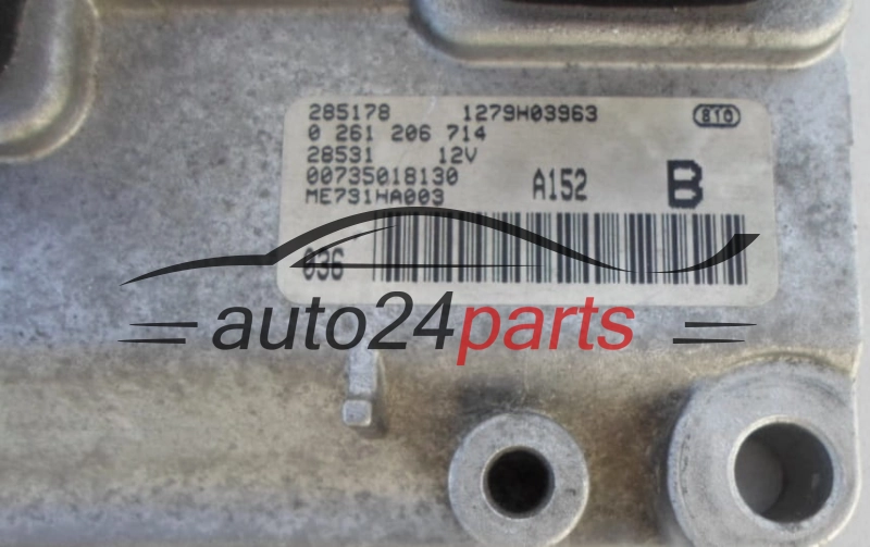 Komputer sterownik silnika Alfa Romeo 0261206714 00468153620 ME731HA003 1279H03577