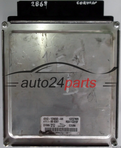 ECU CENTRALITA DE MOTOR JAGUAR X-TYPE 2.0 TDCI 4X43-12A650-AH 4X4312A650AH 12237909 R0411C019F DYMN E2U9A 