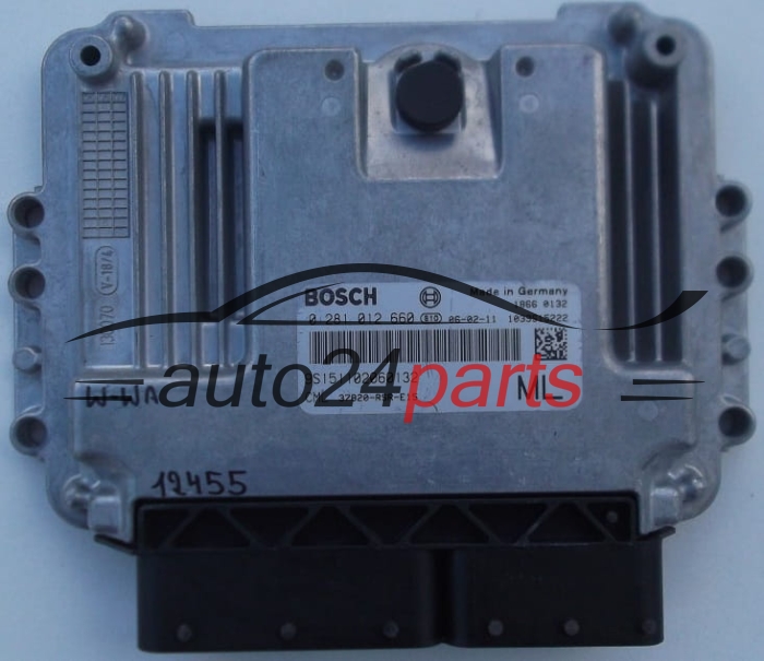 MOTORSTEUERGERÄT ECU STEUERGERAT HONDA CIVIC 2.2 CDTI BOSCH 0 281 012 660, 0281012660, 9S131312050077, ML