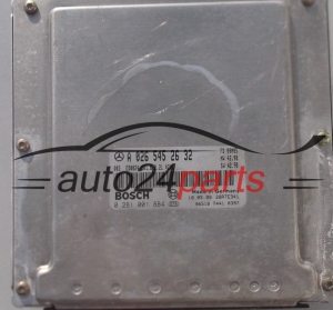 MOTORSTEUERGERÄT ECU STEUERGERÄT  MERCEDES W211 BOSCH 0 281 001 884, 0281001884, A 026 545 26 32, A0265452632. CR1.6 