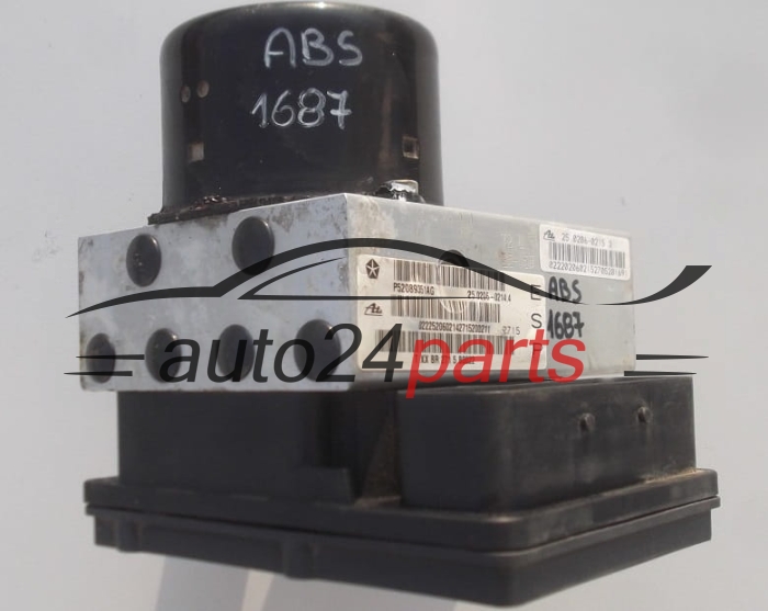 POMPE HYDRAULIQUE ET CALCULATEUR d'ABS JEEP GRAND CHEROKEE 3.0 CRD P52089351AG, 25.0206-0215.3