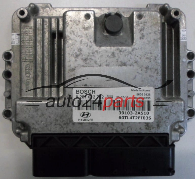 CALCULATEUR MOTEUR HYUNDAI KIA GETZ BOSCH 0 281 012 752,  39103-2A510