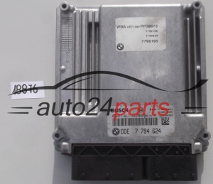 KOMPUTER STEROWNIK SILNIKA BMW E46 320 BOSCH 0 281 011 122, 0281011122, DDE 7 794 624, DDE7794624, 7794624 - 